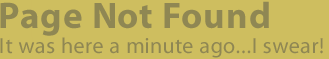 Page Not Found